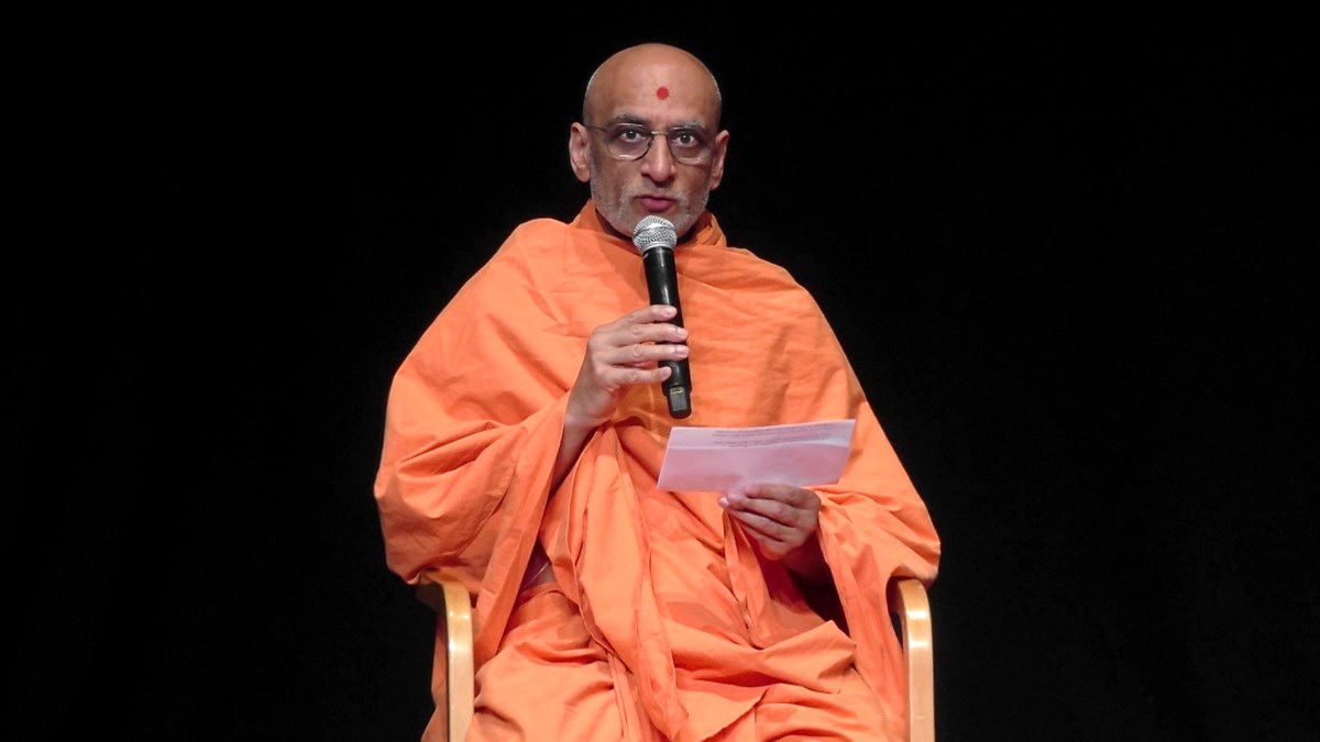 Tyagprakashdas Swami conducted an interview that shared further inspiration on offering daily devotion