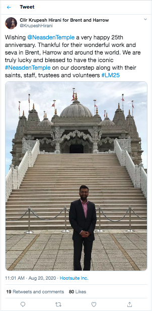 Krupesh Hirani, Councillor for Brent and Harrow