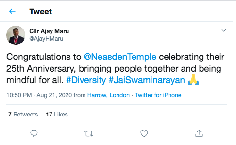 Ajay Maru, Councillor for Kenton West