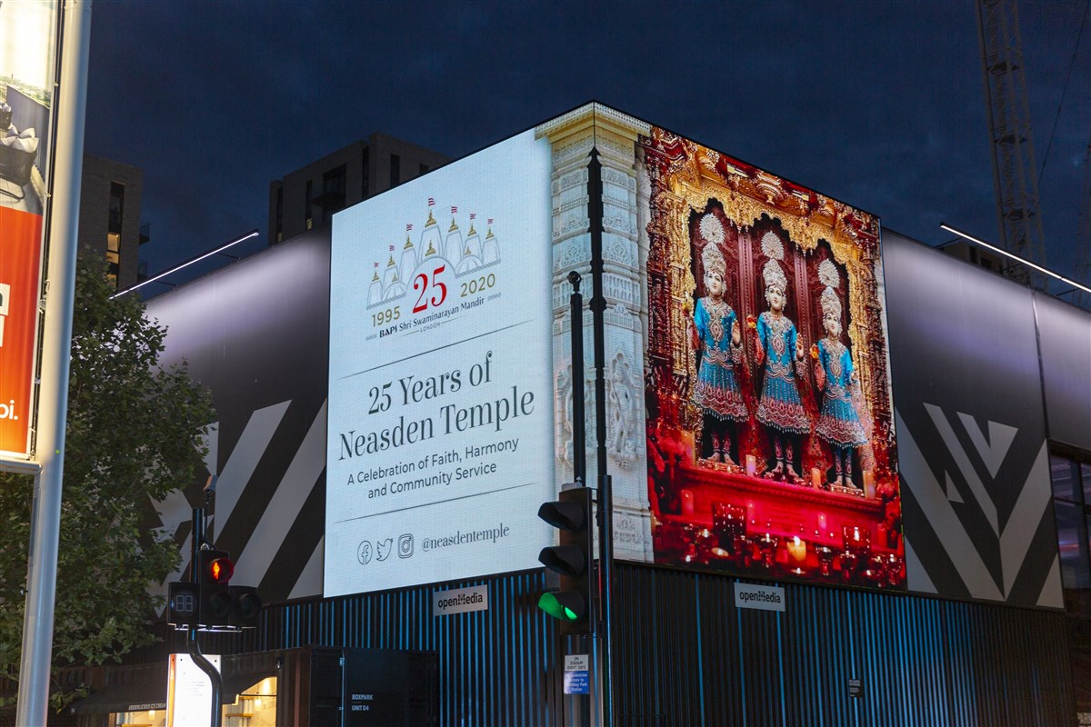 London Mandir 25th Anniversary Celebrations in the Community