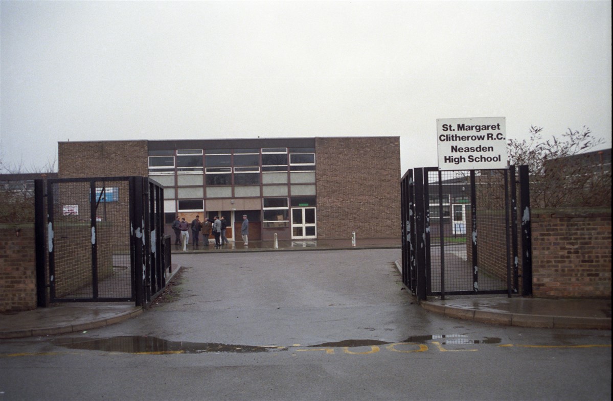 Neasden High School was acquired and the ground-breaking ceremony for this site was performed on 24 June 1990
