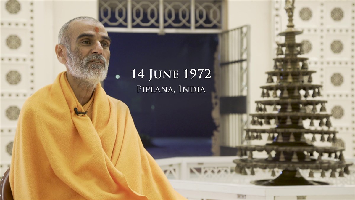 Anandswarupdas Swami narrates the first instance where Pramukh Swami Maharaj revealed his inner wish to build a mandir in London