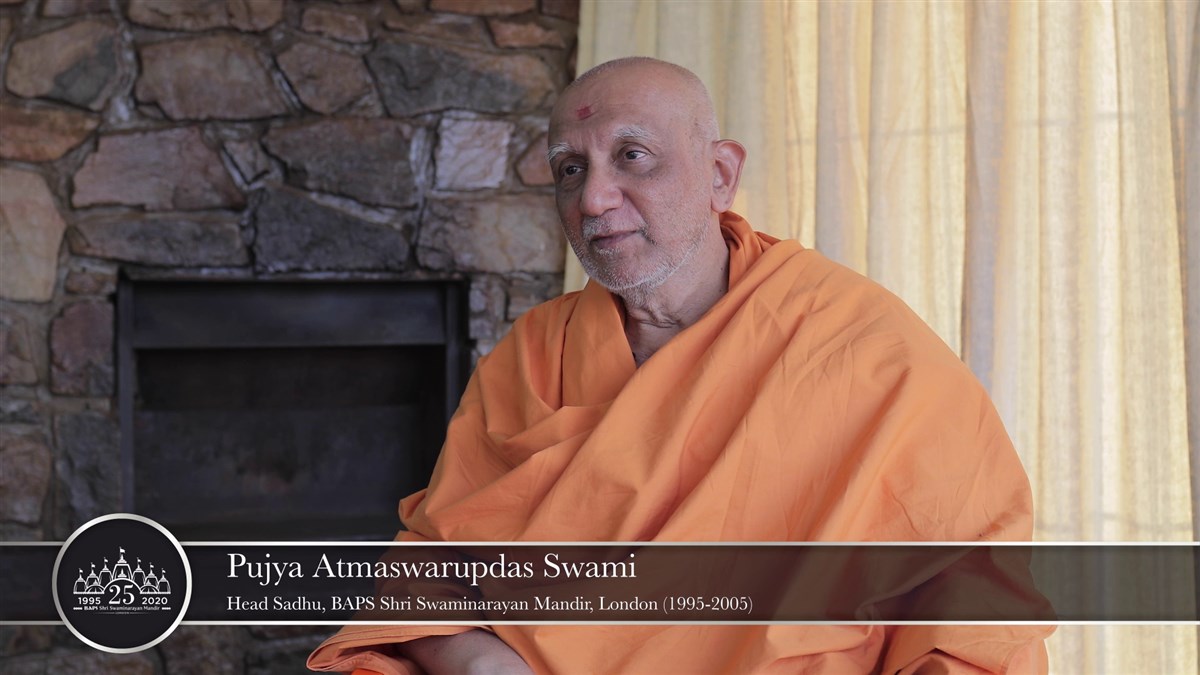 Atmaswarupdas Swami reveals another instance where Pramukh Swami Maharaj stated the vision to build a shikharbaddha mandir in London as his very own