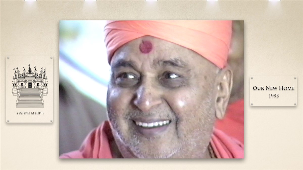 Brahmaviharidas Swami narrates Swamishri’s emotional reaction to entering the inner sanctum for the first time in 1995
