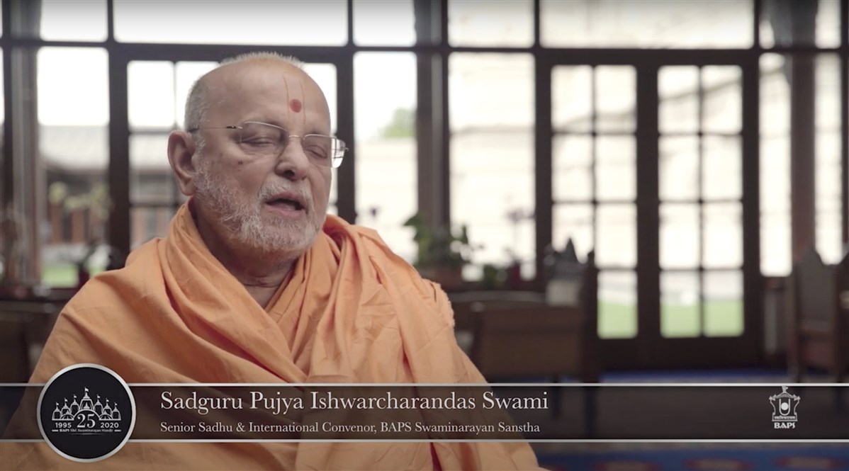 Ishwarcharandas Swami explains the six-day 'Mandir Mahotsav: Festival of Inspirations' that took place as part of the mandir's opening festivities