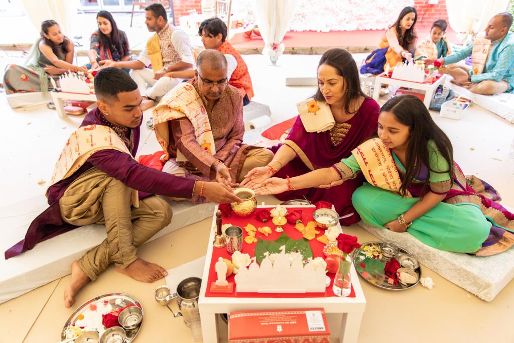 Vishwa Shanti Mahapuja at Home, UK