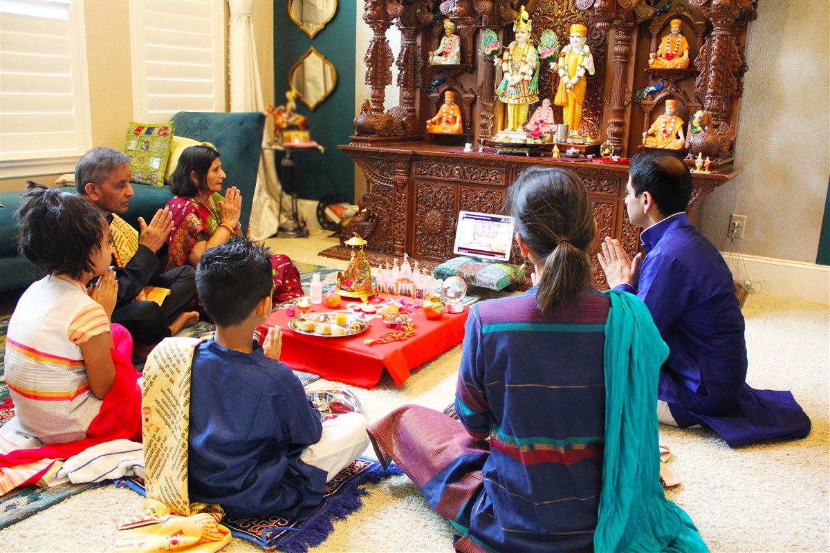 Vishwa Shanti Mahapuja at Home, North America