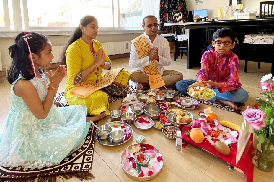 Vishwa Shanti Mahapuja at Home, Europe