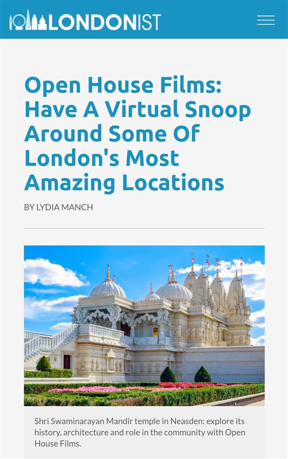 Some of London's travel sites and social media outlets also heavily promoted the event, highlighting Neasden Temple as one of the key places of interest