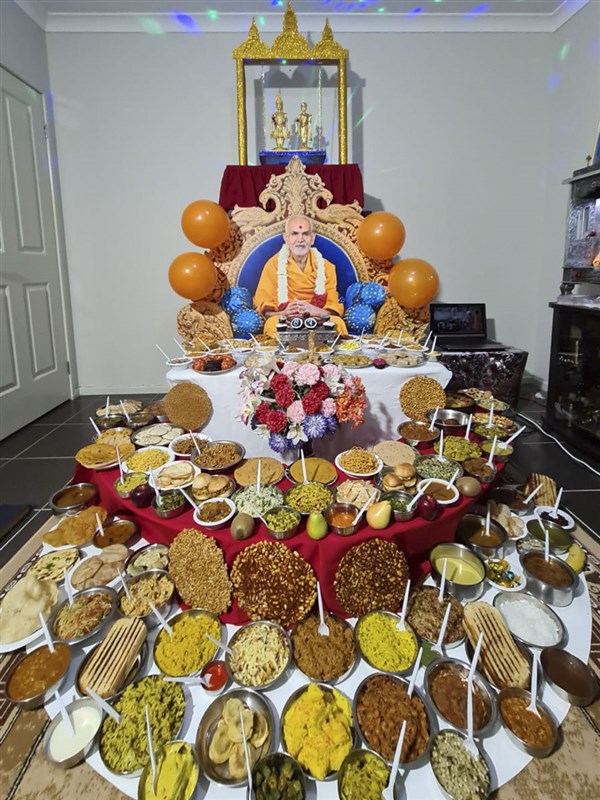 HH Mahant Swami Maharaj's 87th Birthday Celebration, Melbourne West