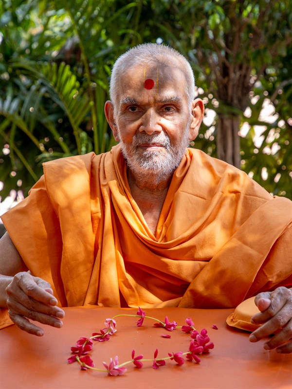 The garland made by Swamishri