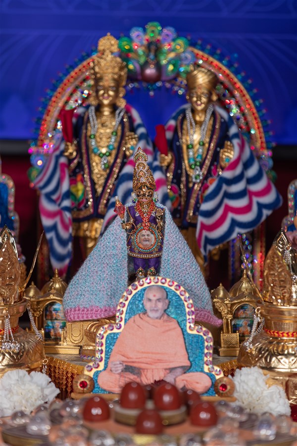 Amalak Pujan at Swaminarayan Akshardham, Robbinsville, NJ, USA