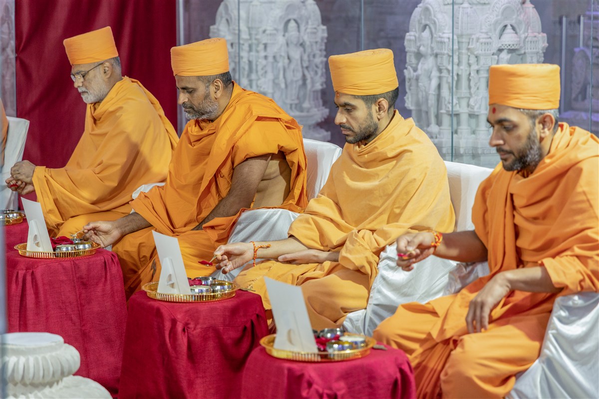 Amalak Pujan at BAPS Shri Swaminarayan Mandir, Chicago, IL