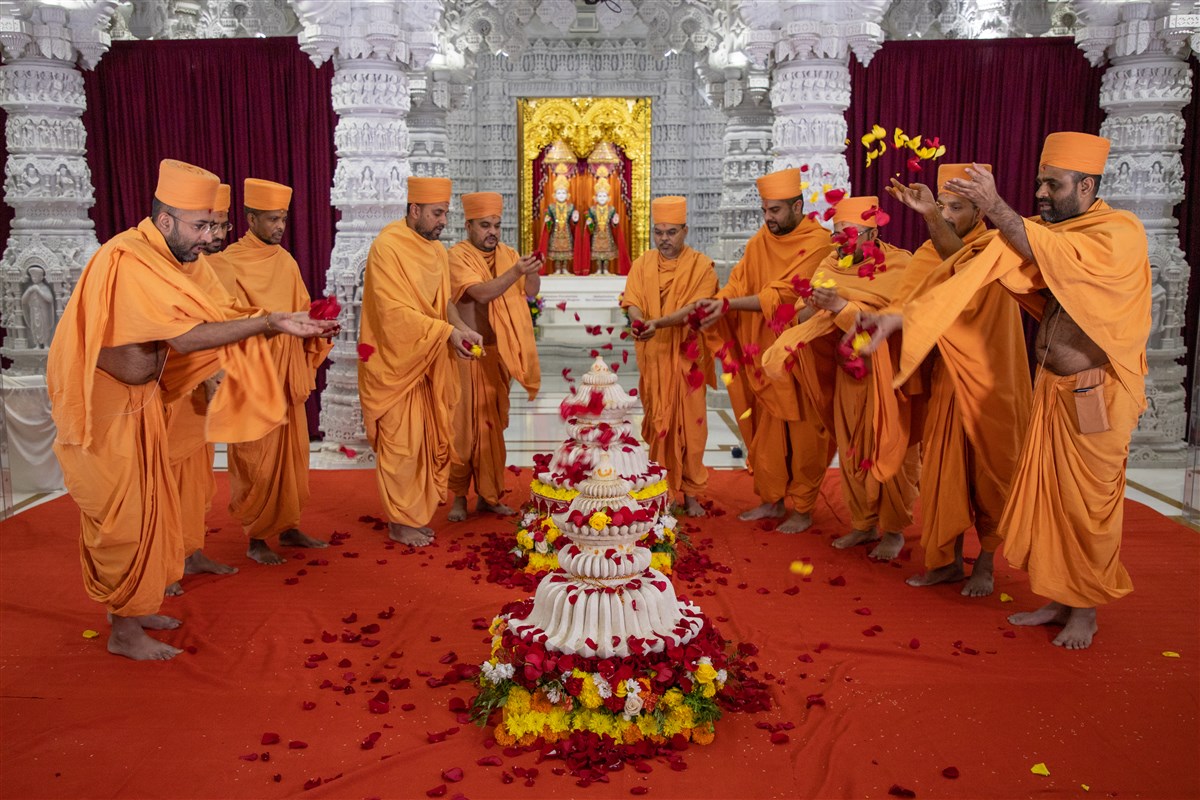 Amalak Pujan at BAPS Shri Swaminarayan Mandir, Los Angeles, CA