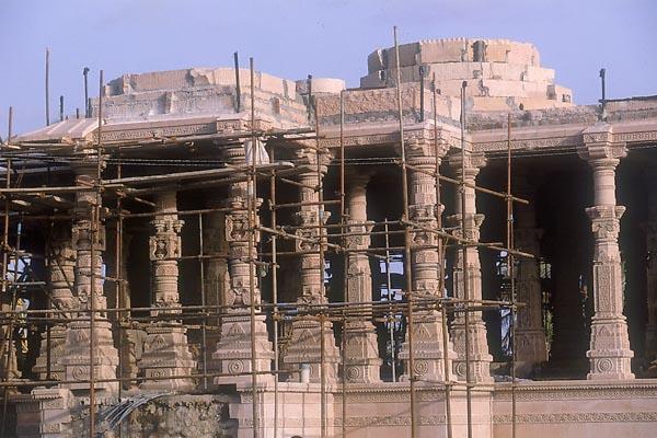    Ongoing construction of BAPS Swaminarayan Mandir, Junagadh