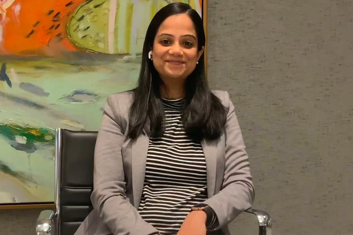 Dr. Umangi Patel, Gastroenterologist, shares her experience during the BAPS Campus Fellowship Virtual Diwali Celebration