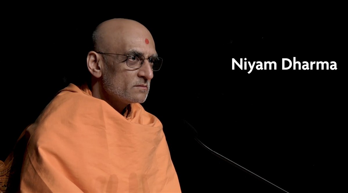 Tyagprakashdas Swami illuminated the role of niyam-dharma in upholding vivek in one’s ways
