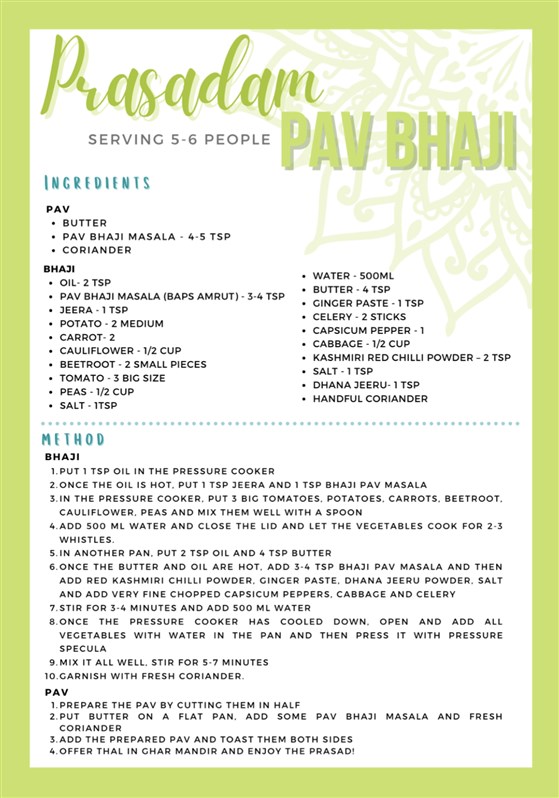 A recipe was provided for all delegates to prepare during the lunch break to ensure everyone could enjoy the same meal, even while being apart because of the coronavirus pandemic