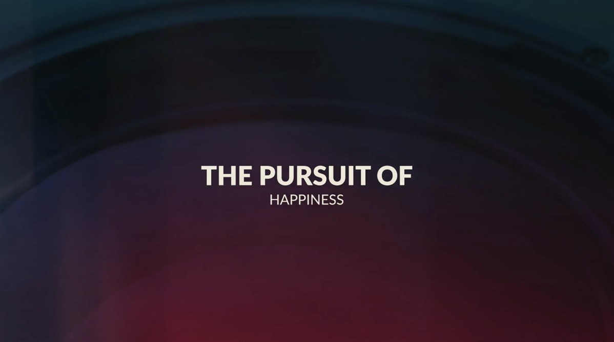 The programme began with an introspective video focussing on the purpose of life and the pursuit of happiness