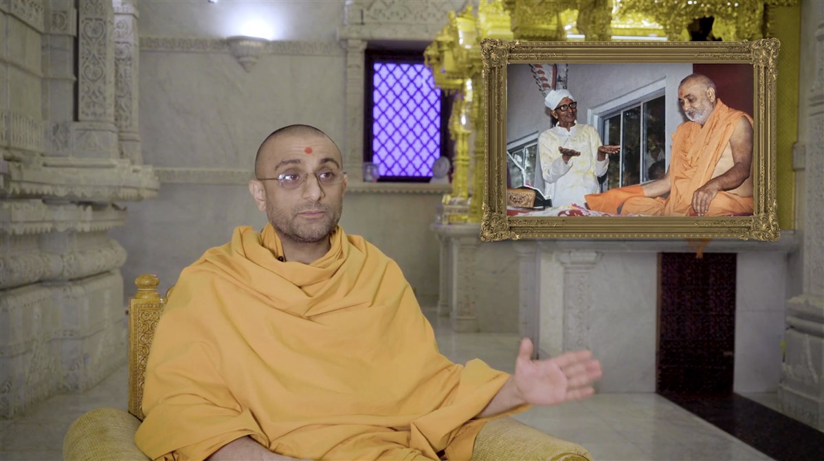Tyagratnadas Swami shared a summary of the life of Prabhudas Lalaji who had prioritised Satsang and could thus remain stable amid life’s tumultous challenges