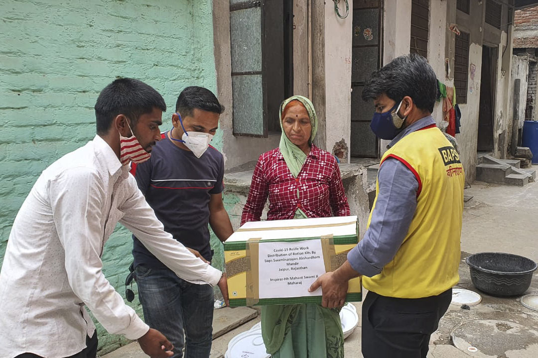 BAPS Covid Relief Work, Jaipur