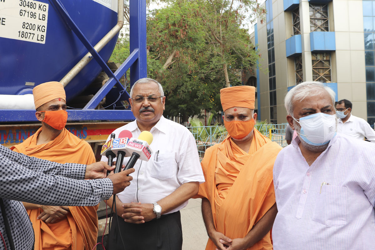 A community leader expresses his gratitude