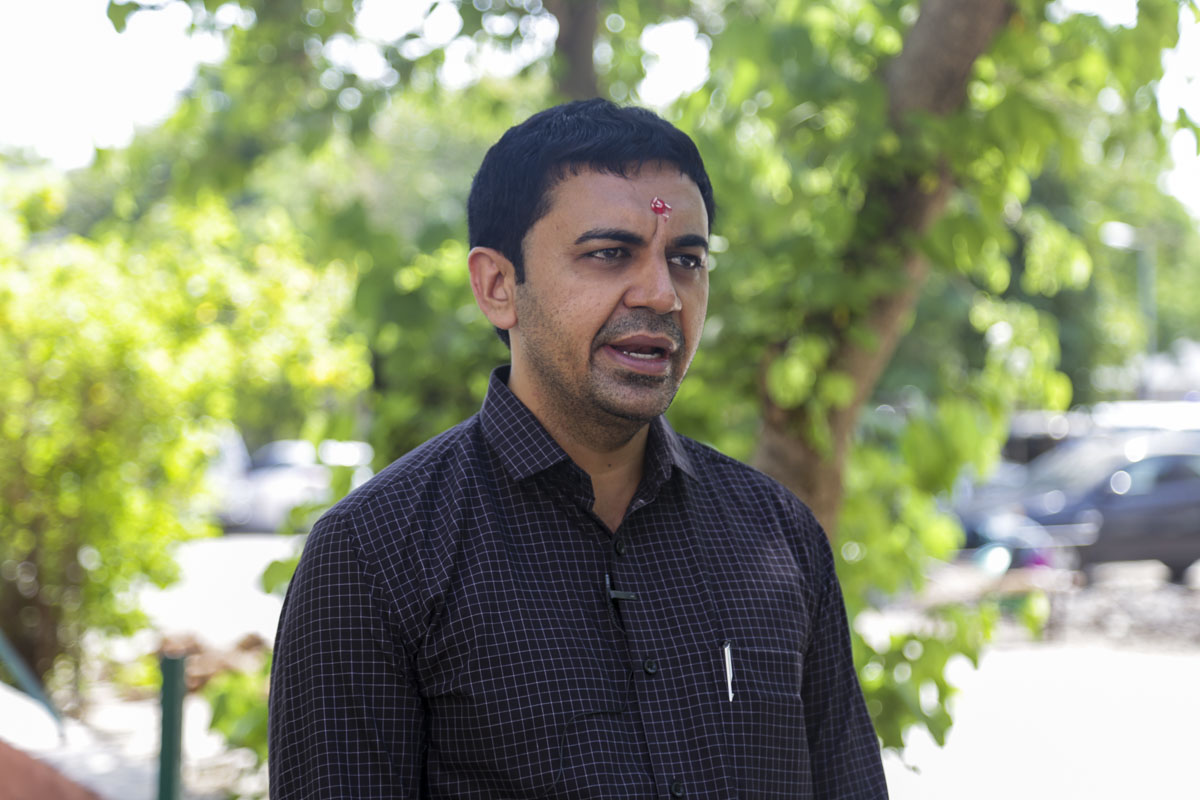 A community leader expresses his gratitude