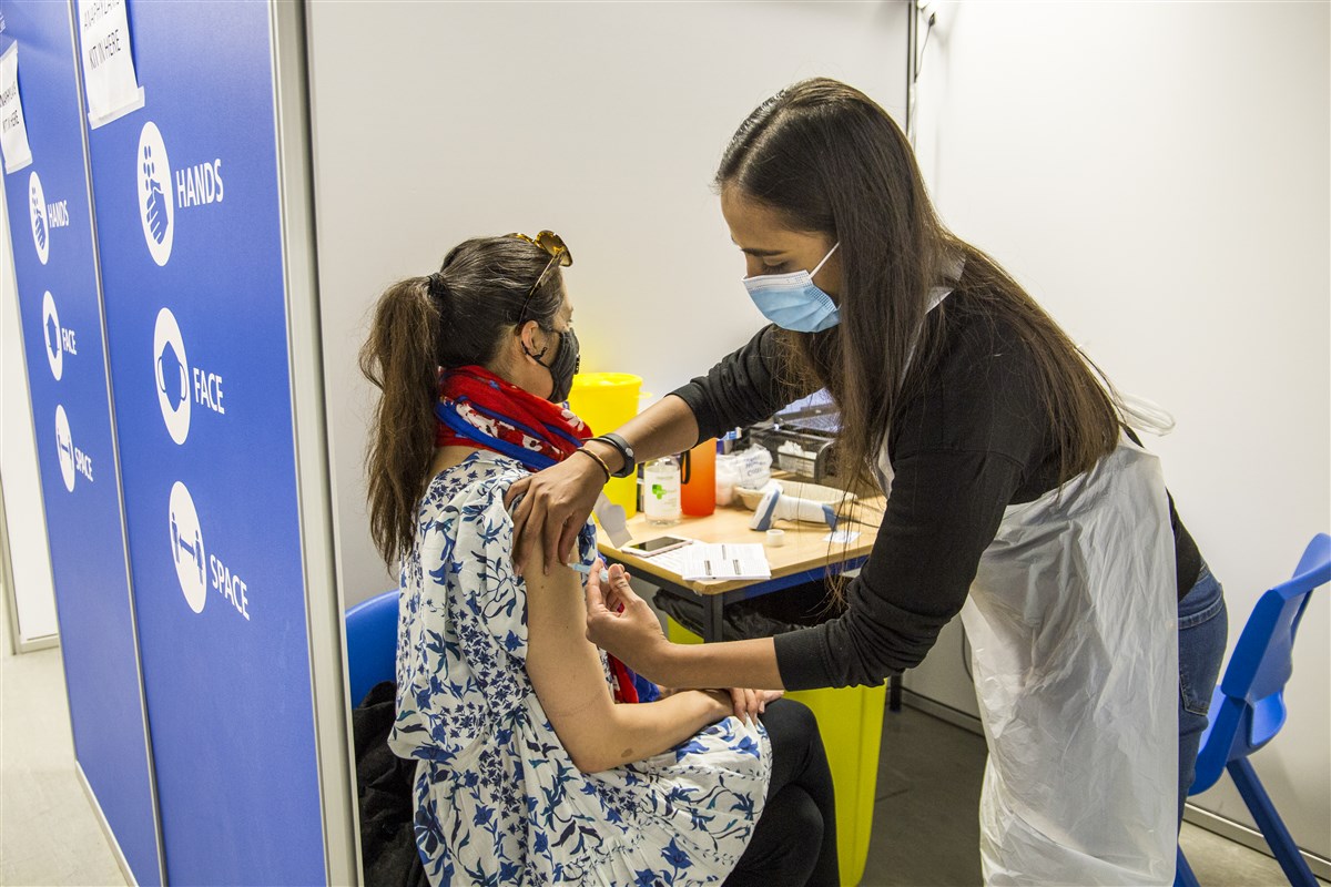 Covid-19 Vaccination Clinic & Test Centre, London, UK