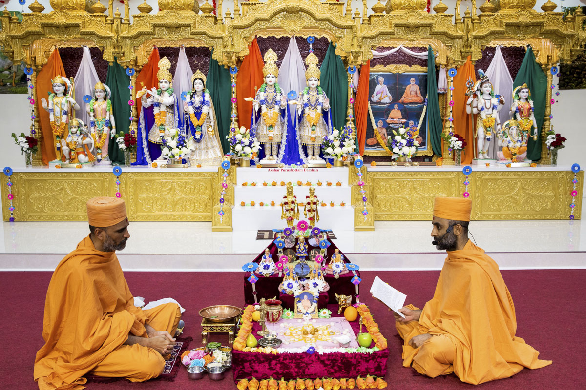 Abhishek mandap inauguration mahapuja, Perth
