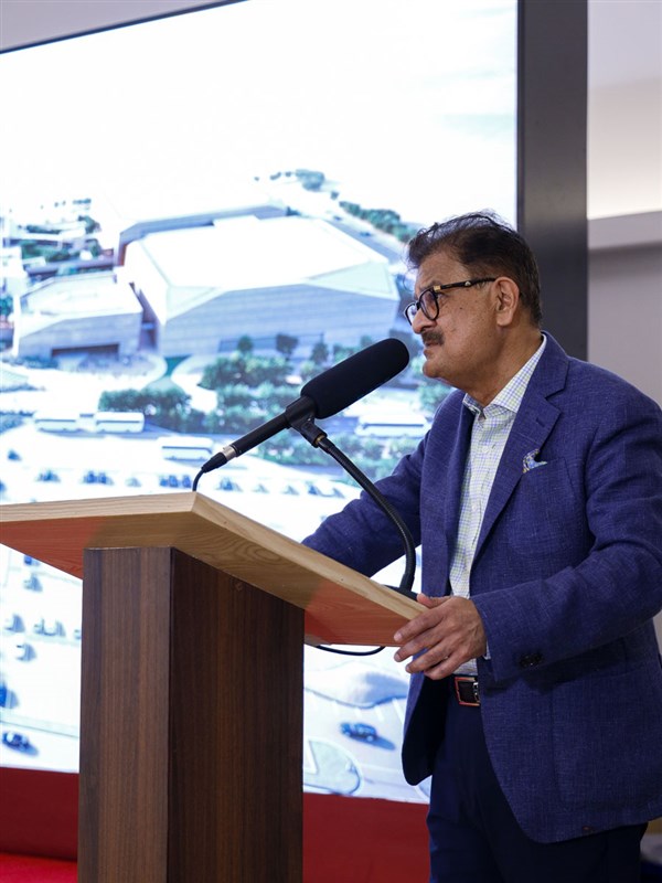 Gujarat State Delegation Visit BAPS Hindu Mandir, Abu Dhabi, UAE