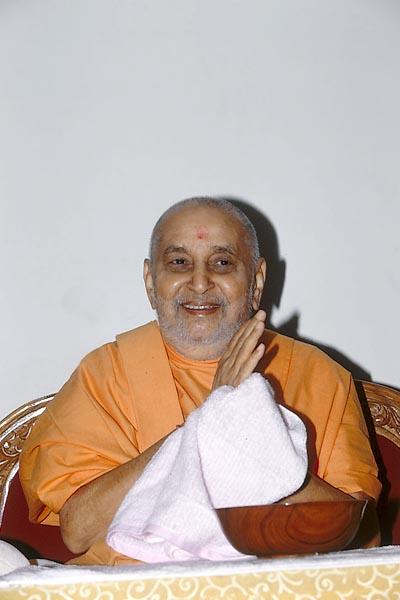  Swamishri in a happy mood