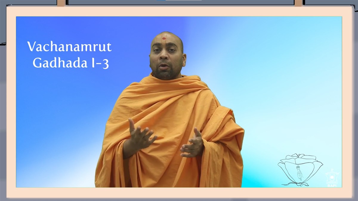 Pujya Uttamshlok Swami explains the importance of doing smruti