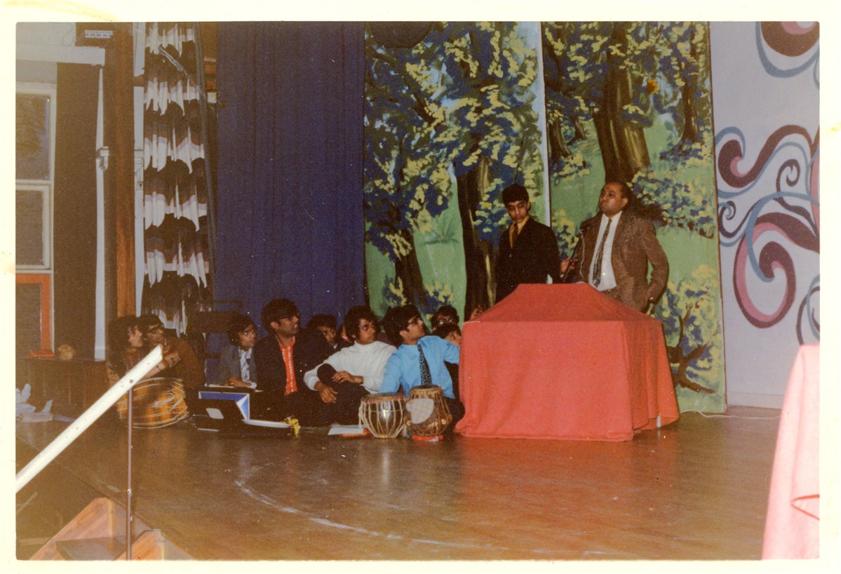 In 1972, Swaminarayan Jayanti was celebrated by the local devotees at Hurst Community Centre