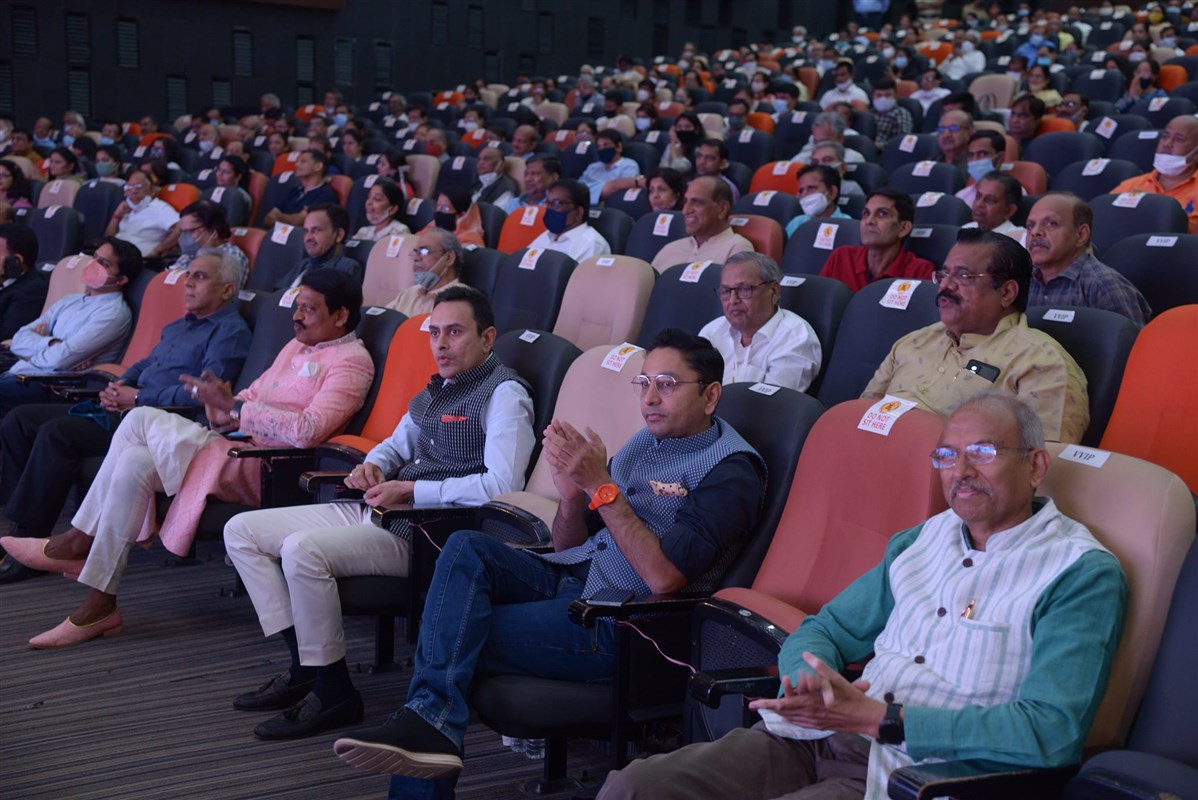 Audience at the Suresh Bhat Auditorium