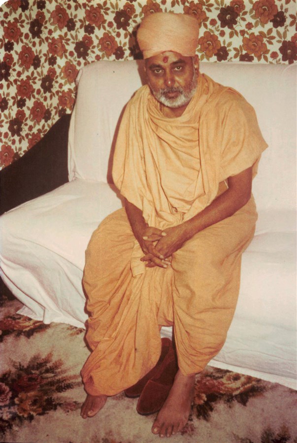 Pramukh Swami Maharaj first graced Birmingham in 1974