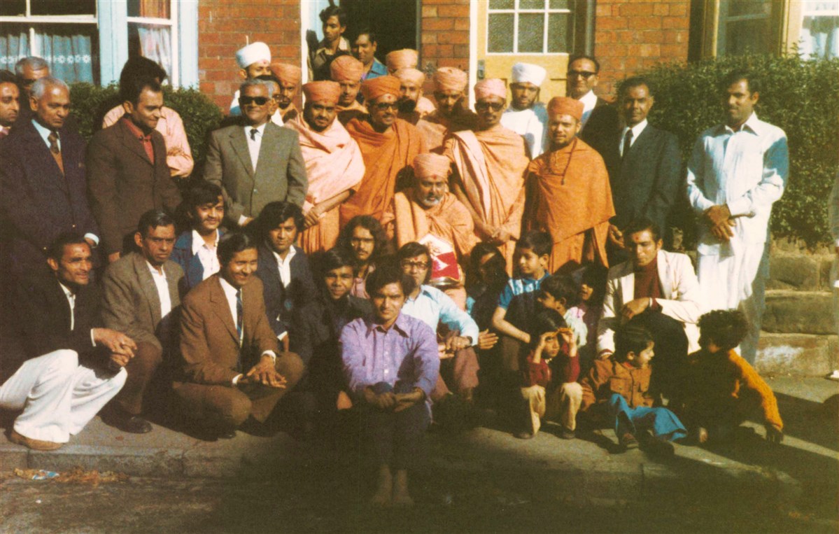 Pramukh Swami Maharaj blessed several devotees’ homes during his visit in 1974