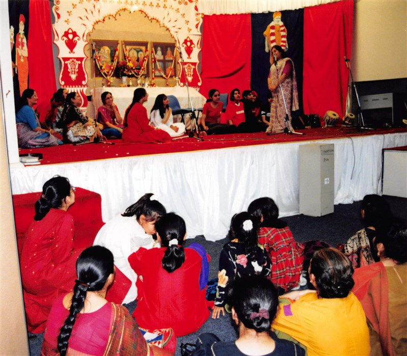 Female devotees conducted several special events and festivals at the Satsang Bhavan on Ivor Road during the 1990s
