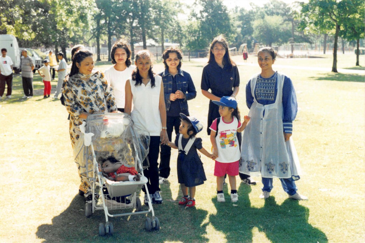 Participants from Birmingham during a charity event in 1999, raising money and awareness for local and national causes