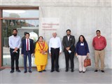 Office Bearers of ICAI Ahmedabad Branch at BAPS Swaminarayan Vidyamandir Randesan