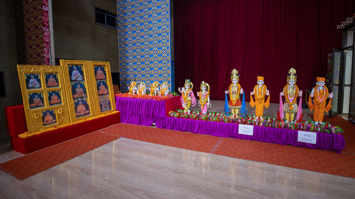 Murtis to be consecrated at BAPS Shri Swaminarayan Mandirs, Jayva and Varna, India