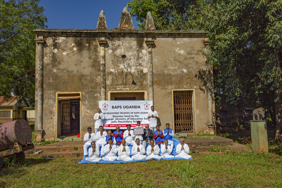 BAPS Uganda Donates Land to Gulu Senior Secondary School