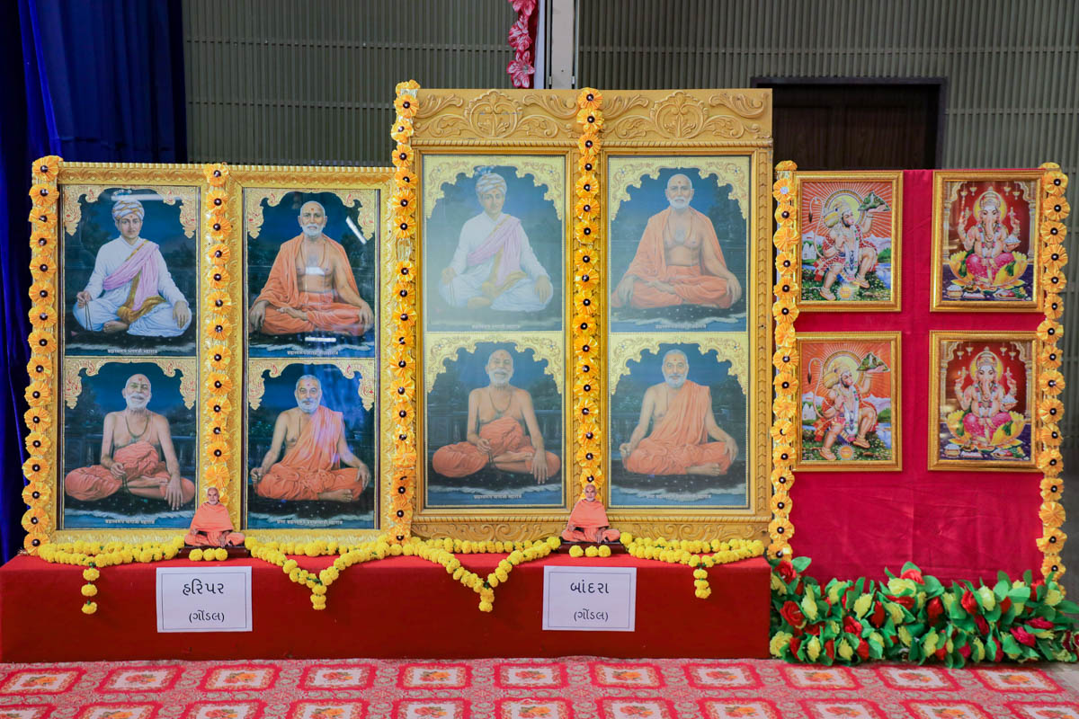 Murtis to be consecrated at BAPS Shri Swaminarayan Mandirs in Haripar and Bandra (Gondal), India