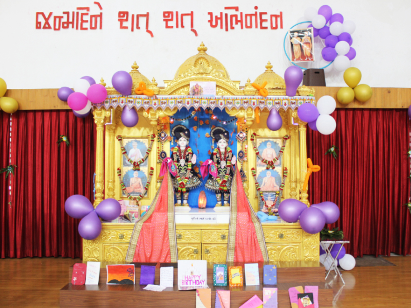 Decoration for Mahant Swami Maharaj Janmajayanti 