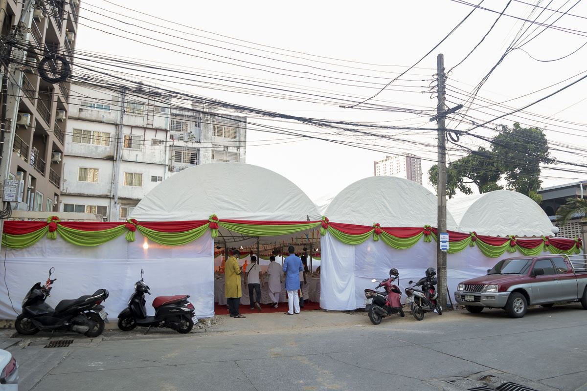 Site of the BAPS Shri Swaminarayan Mandir in Bangkok, 11 Dec 2021