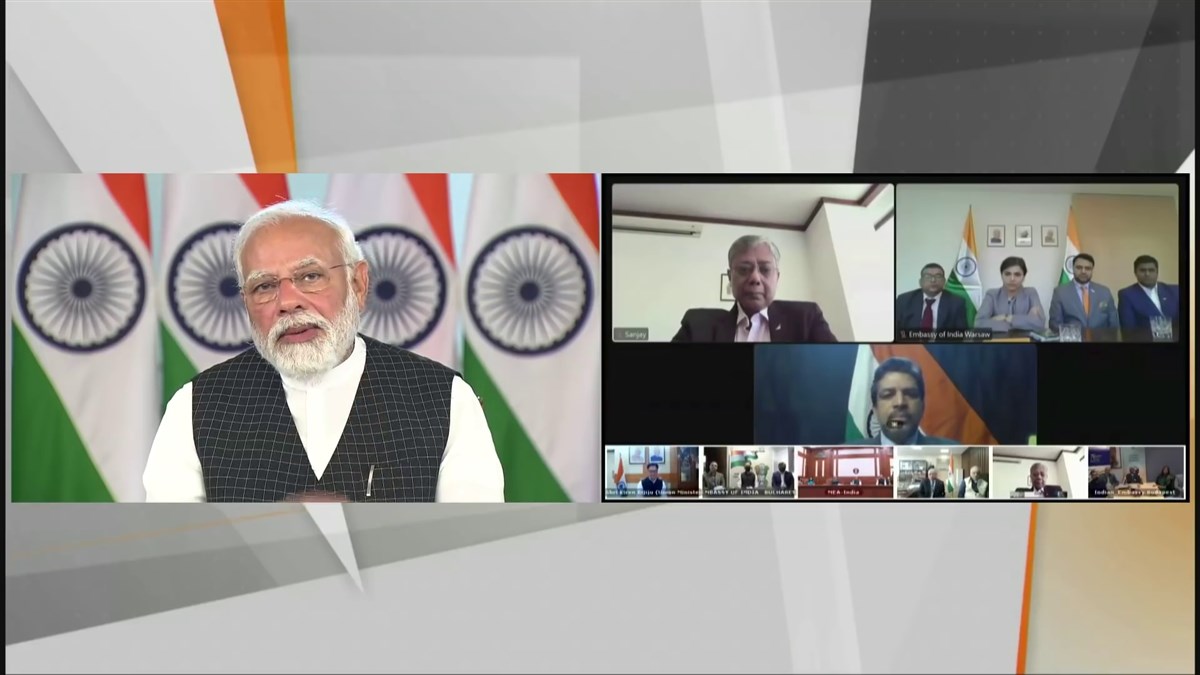 Video Conference with Prime Minister Modi
