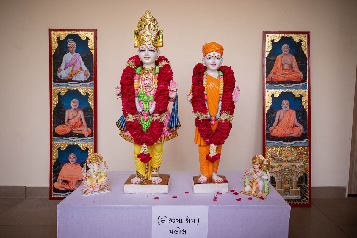 Murtis to be consecrated at BAPS Shri Swaminarayan Mandir, Palol, India