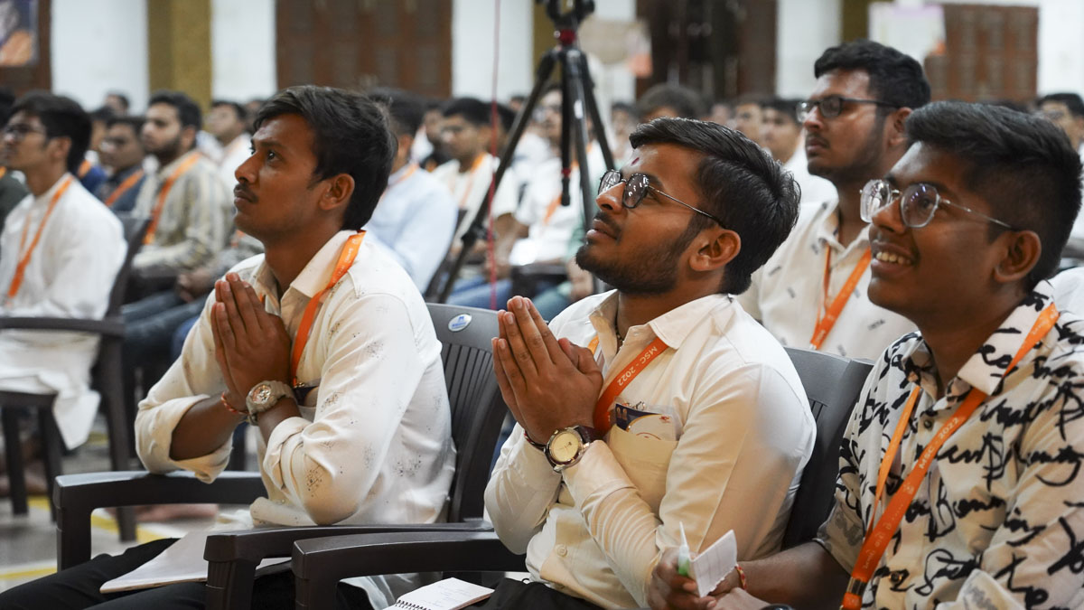 Students during the conference