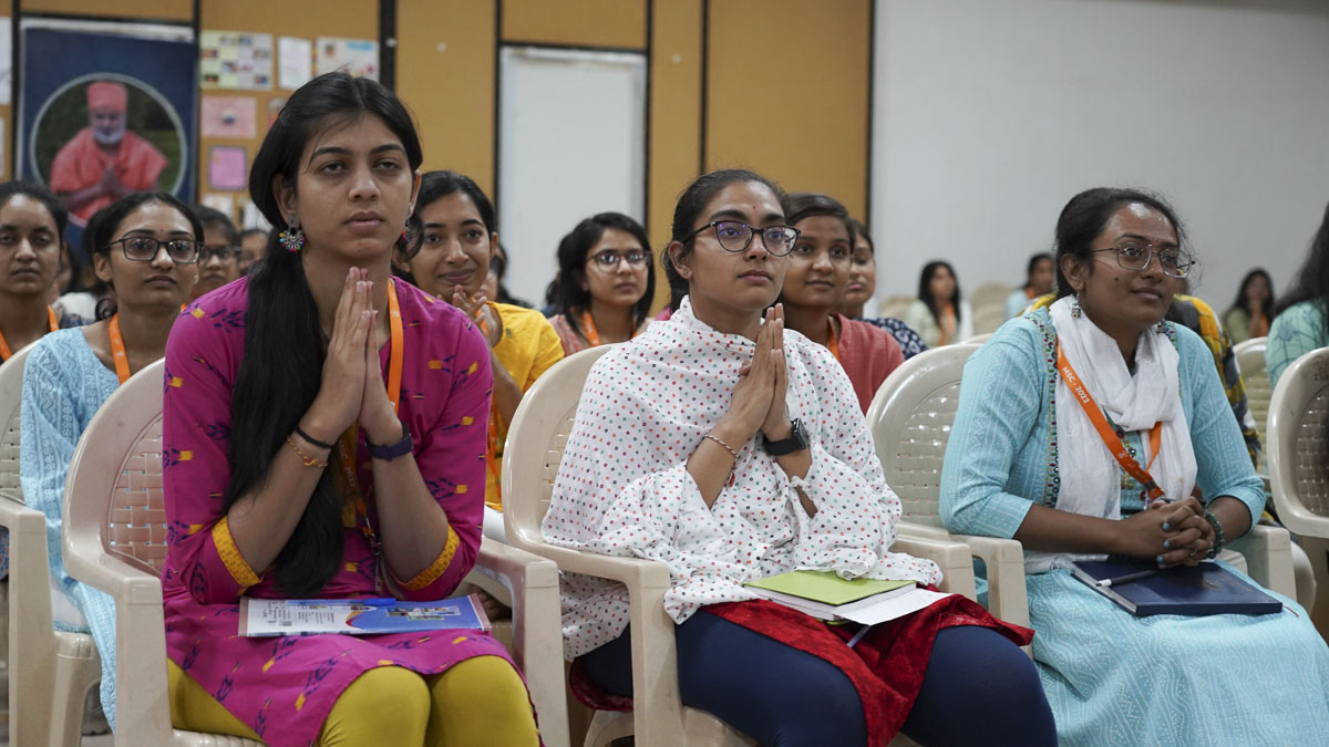 Students during the conference