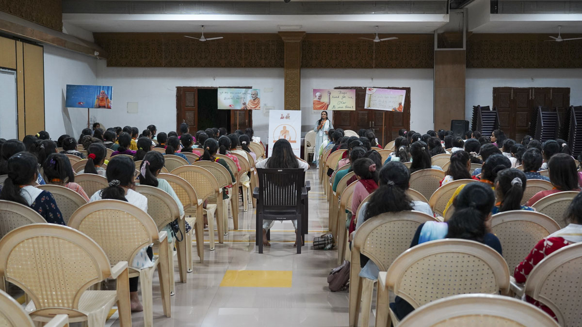 Students during the conference