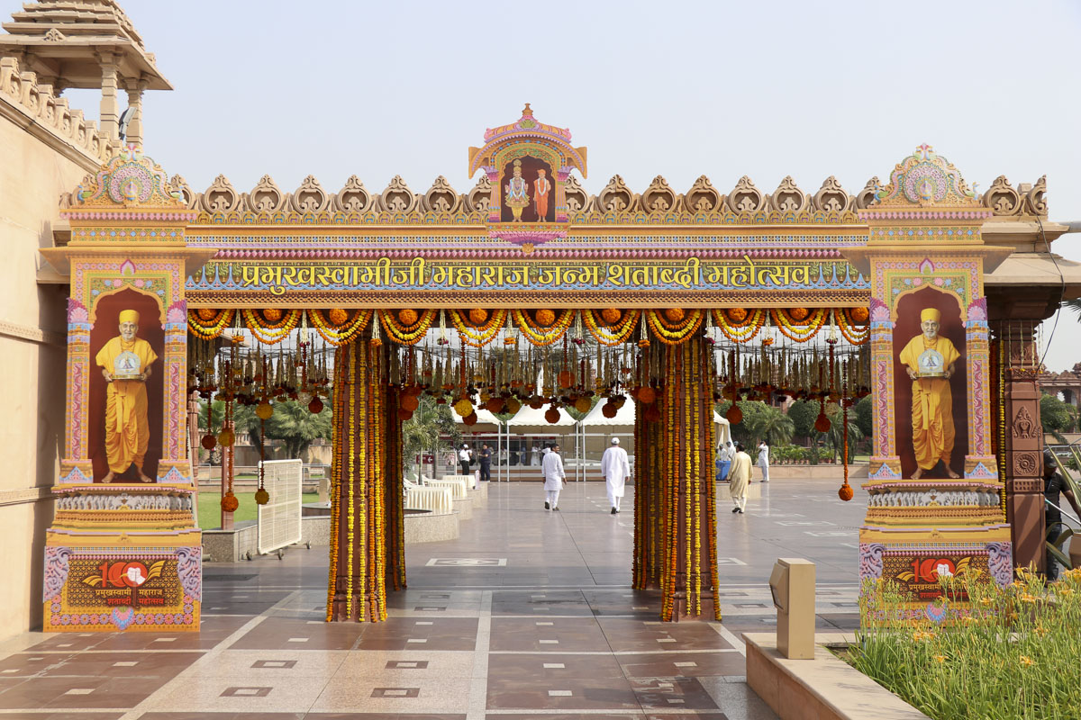 Entry to Shatabdi Vandana Samaroh, Swaminarayan Akshardham, Delhi